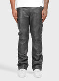 Vintage Heavyweight Leather Pants - Black