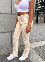 Vintage Flare Jeans - Stone