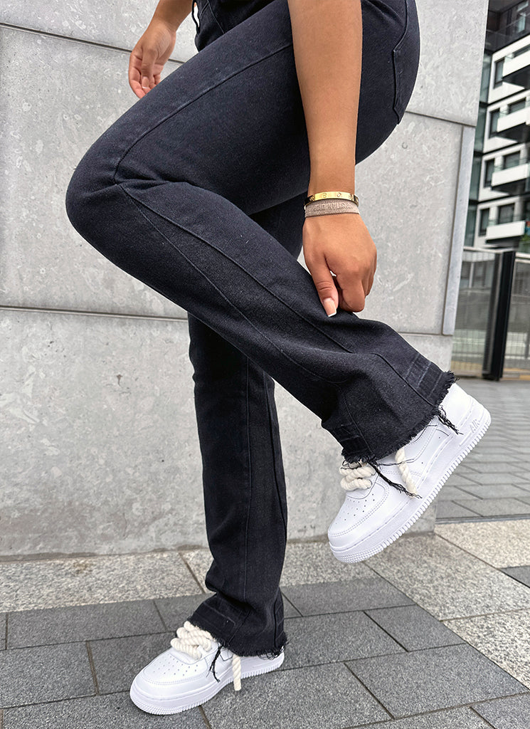 Vintage Flare Jeans - Black