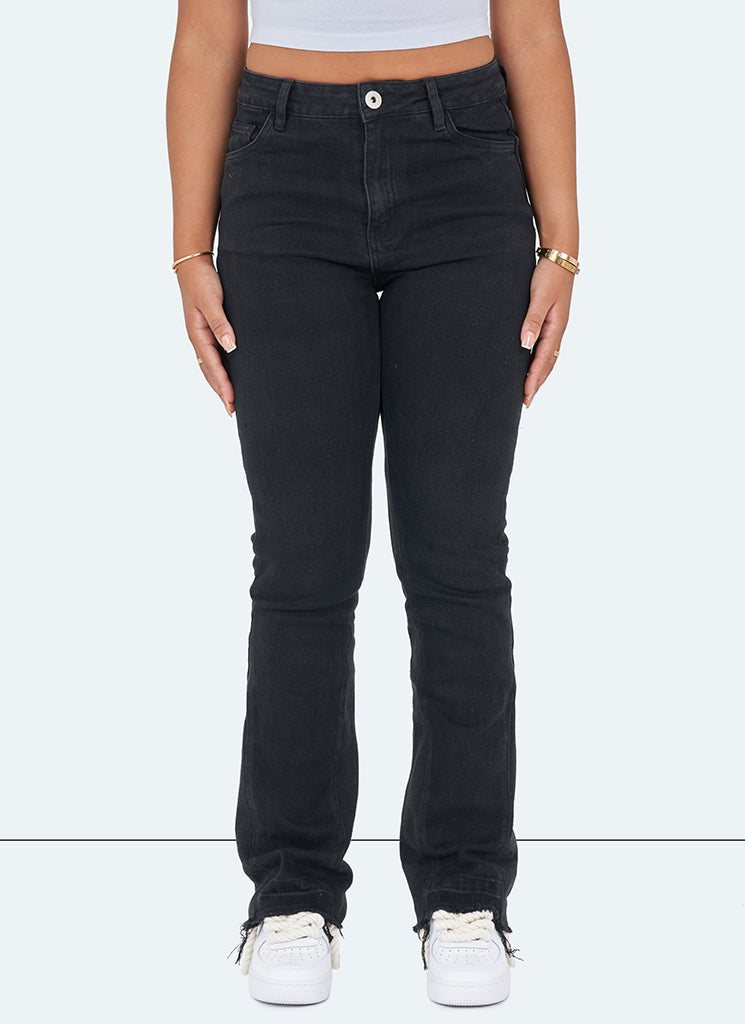 Vintage Flare Jeans - Black