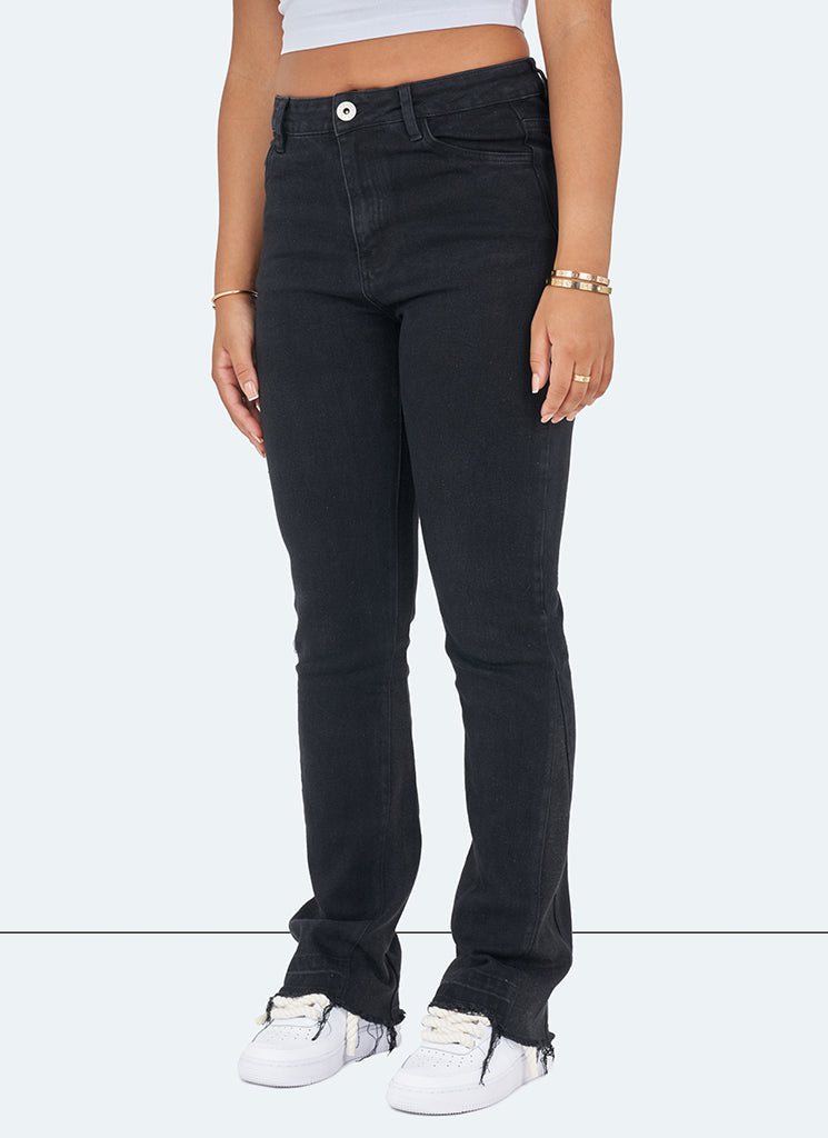 Vintage Flare Jeans - Black