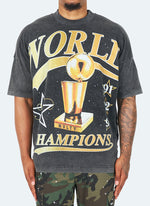 World Champions T-Shirt - Washed Black