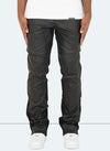 Vintage Flare Wax Jeans - Black