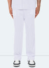 Pleated Trousers - White