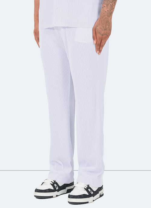 Pleated Trousers - White