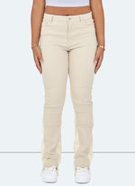 Vintage Flare Jeans - Stone