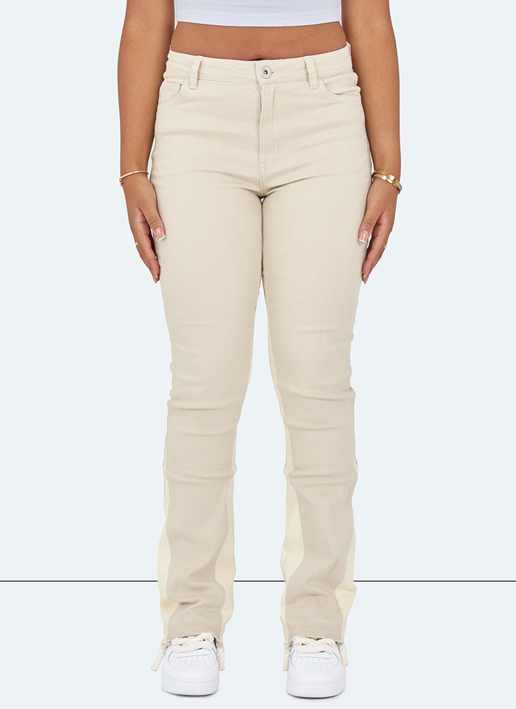 Vintage Flare Jeans - Stone
