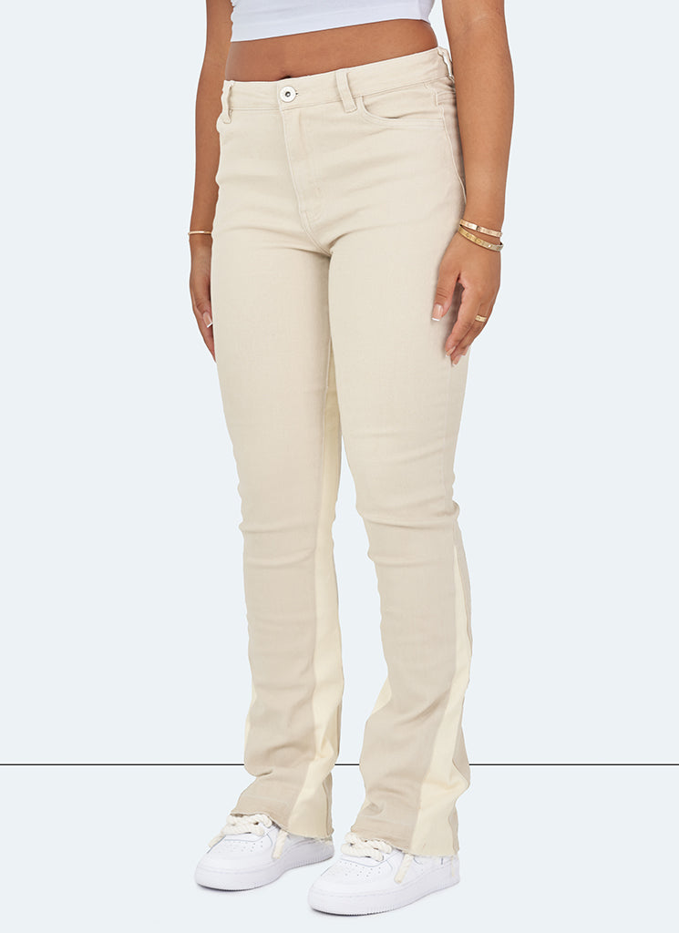 Vintage Flare Jeans - Stone
