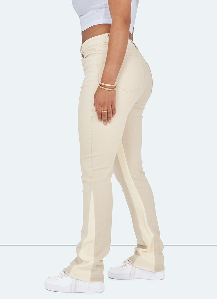 Vintage Flare Jeans - Stone