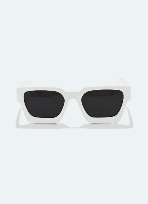 Logo Sunglasses - White