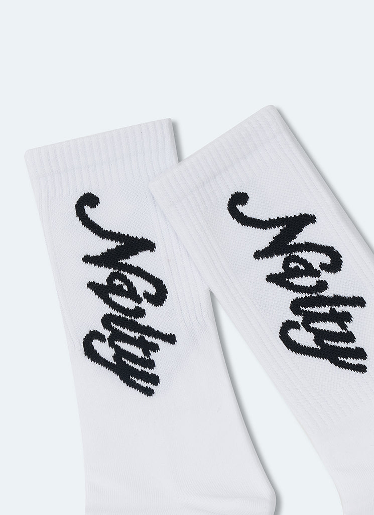 Signature Socks - White