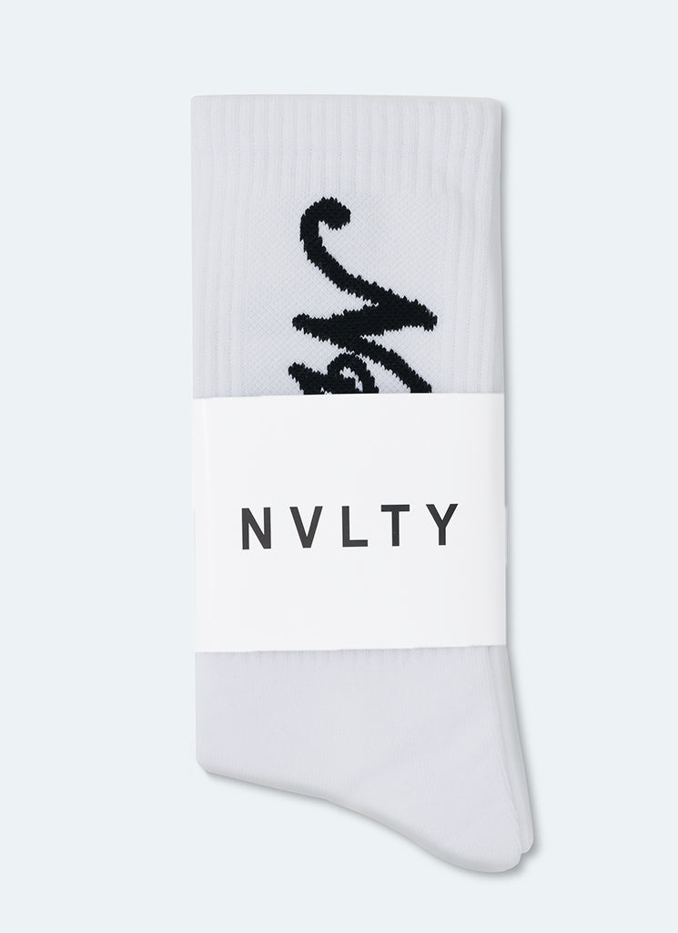 Signature Socks - White