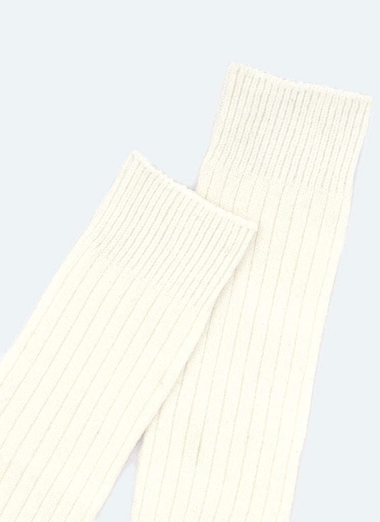 Stacked Socks - Vintage White