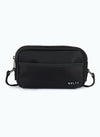 Logo Zipper Crossbody Bag - Black