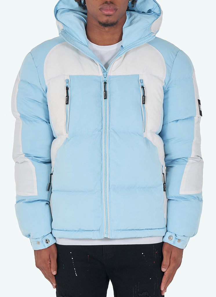 Shadow Puffer Jacket - Baby Blue