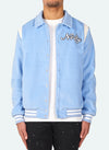 Signature Varsity Jacket - Baby Blue