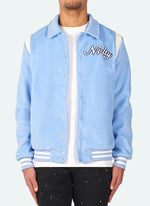 Signature Varsity Jacket - Baby Blue