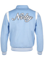Signature Varsity Jacket - Baby Blue