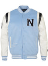 Dreams Varsity Jacket - Baby Blue
