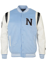 Dreams Varsity Jacket - Baby Blue