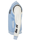 Dreams Varsity Jacket - Baby Blue