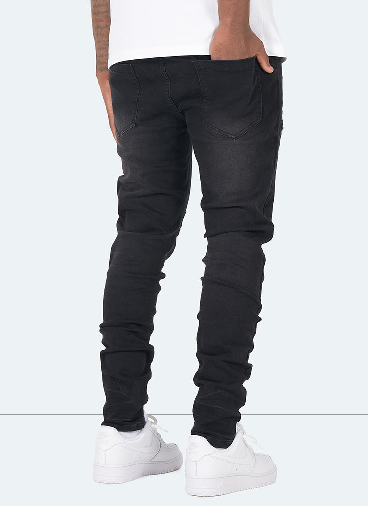 Stitchwork Jeans - Black