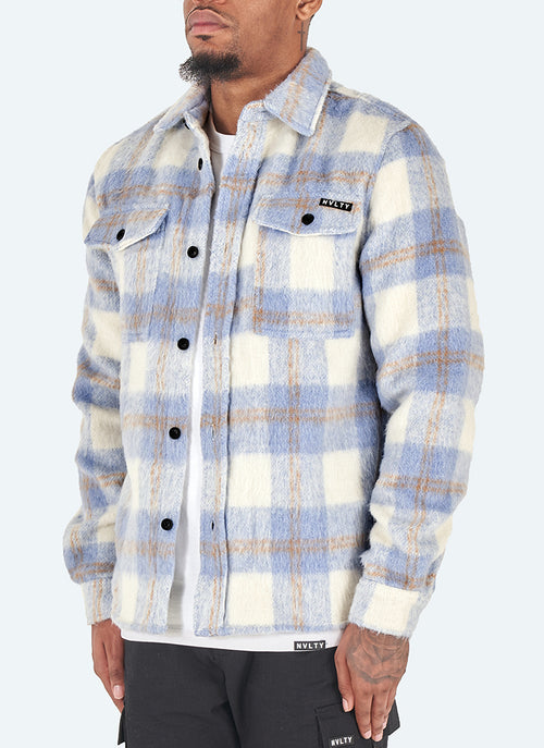 Mohair Overshirt - Blue