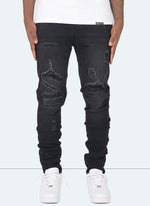 Stitchwork Jeans - Black