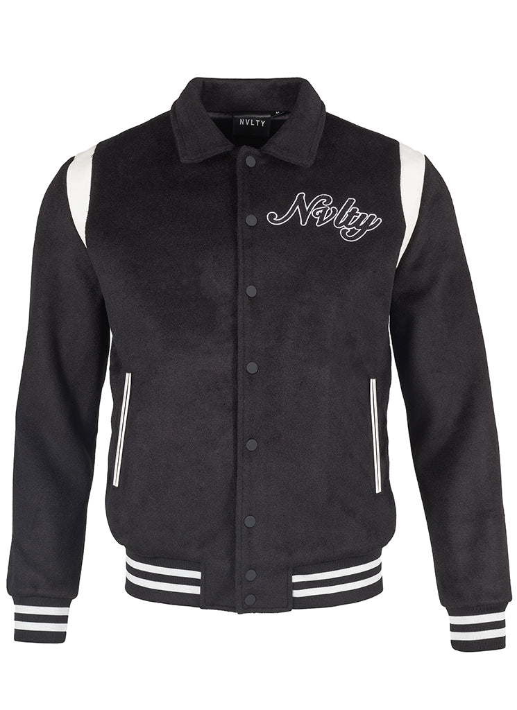 Signature Varsity Jacket - Black