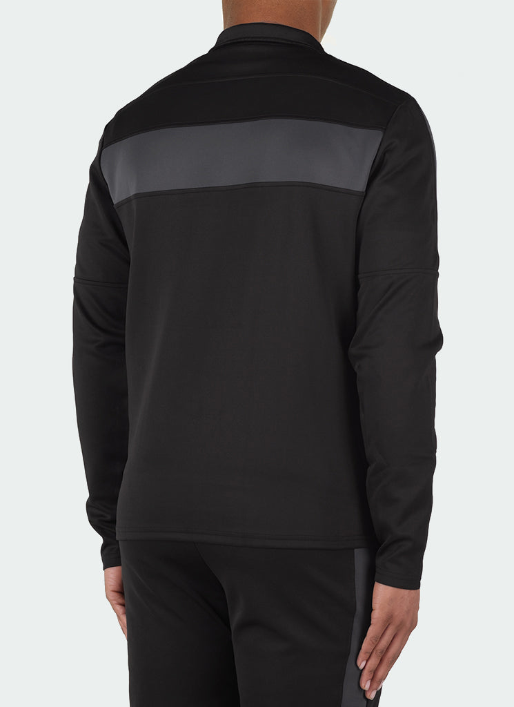 Team Track Top - Black/Charcoal Grey
