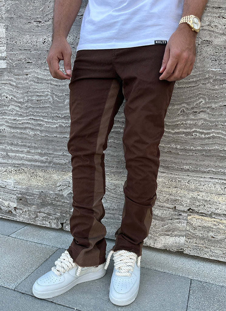 Vintage Flare Jeans - Brown