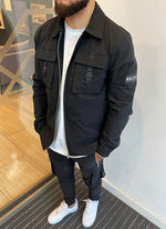 Buckle Track Jacket - Black