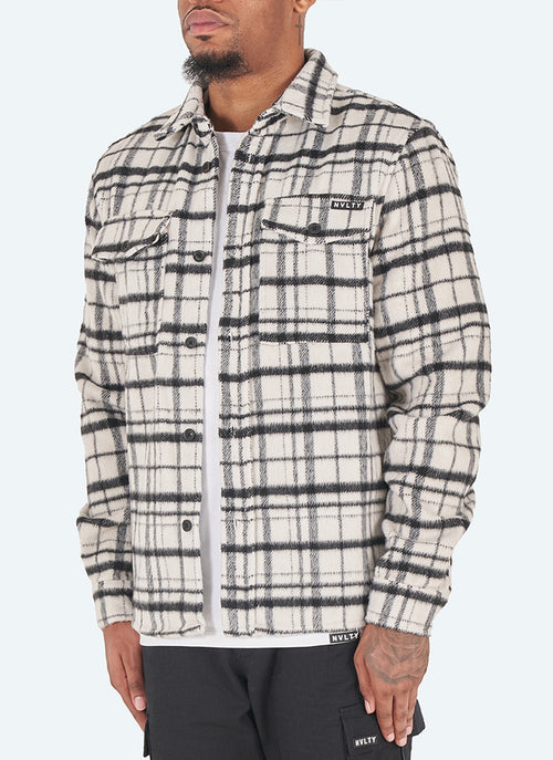 Mohair Overshirt - White