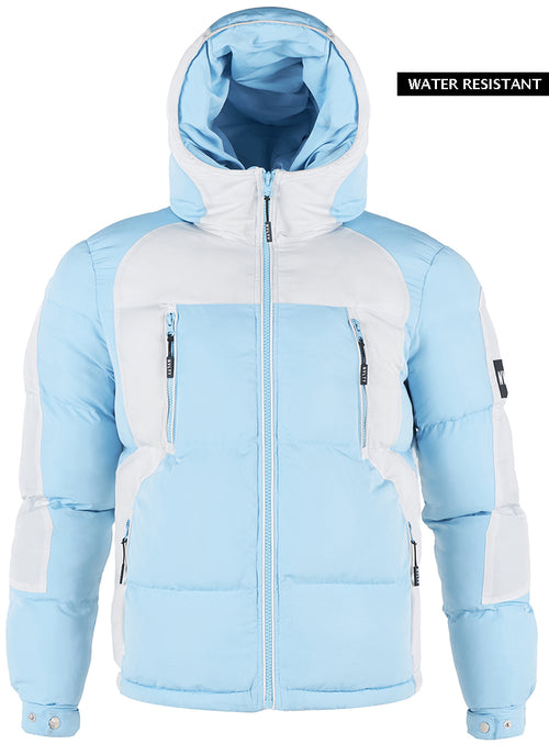 Shadow Puffer Jacket - Baby Blue