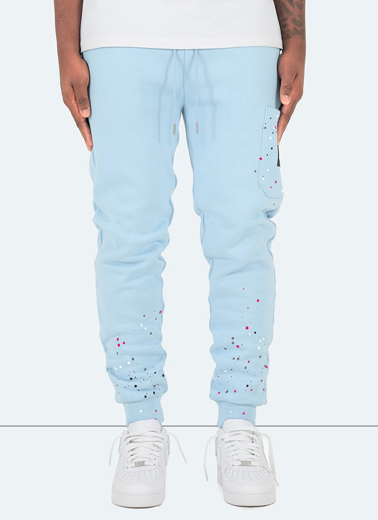 Rettsmedicin Patronise mord Paint Joggers - Baby Blue – N V L T Y