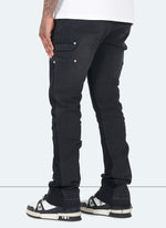 Vintage Flare Carpenter Jeans - Black