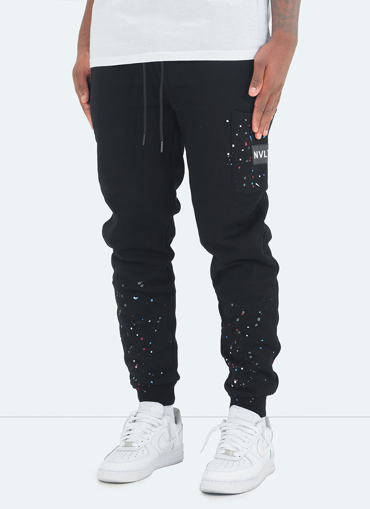 Paint Joggers - Black