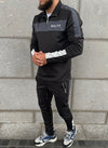 Team Track Top - Black/Charcoal Grey