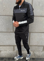 Team Track Top - Black/Charcoal Grey