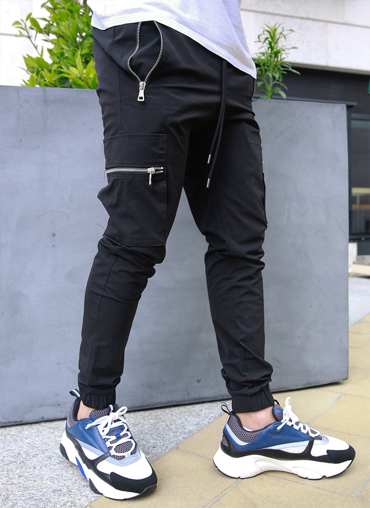 Tactical Track Pants Black N V L T Y
