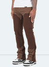 Vintage Flare Carpenter Jeans - Brown