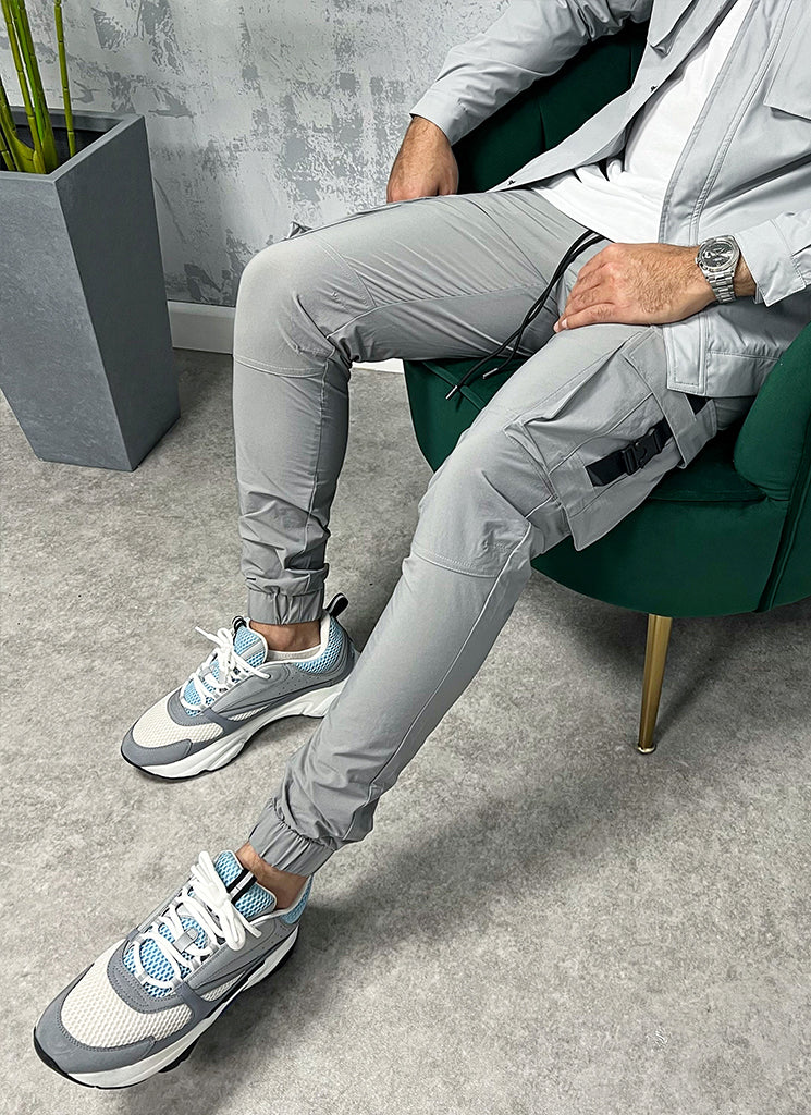 Buckle Track Pants Light Grey N V L T Y
