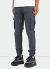 Buckle Track Pants - Charcoal Grey