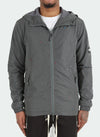 Paint Windbreaker - Charcoal Grey