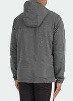 Paint Windbreaker - Charcoal Grey