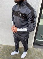 Team Track Top - Charcoal Grey/Black