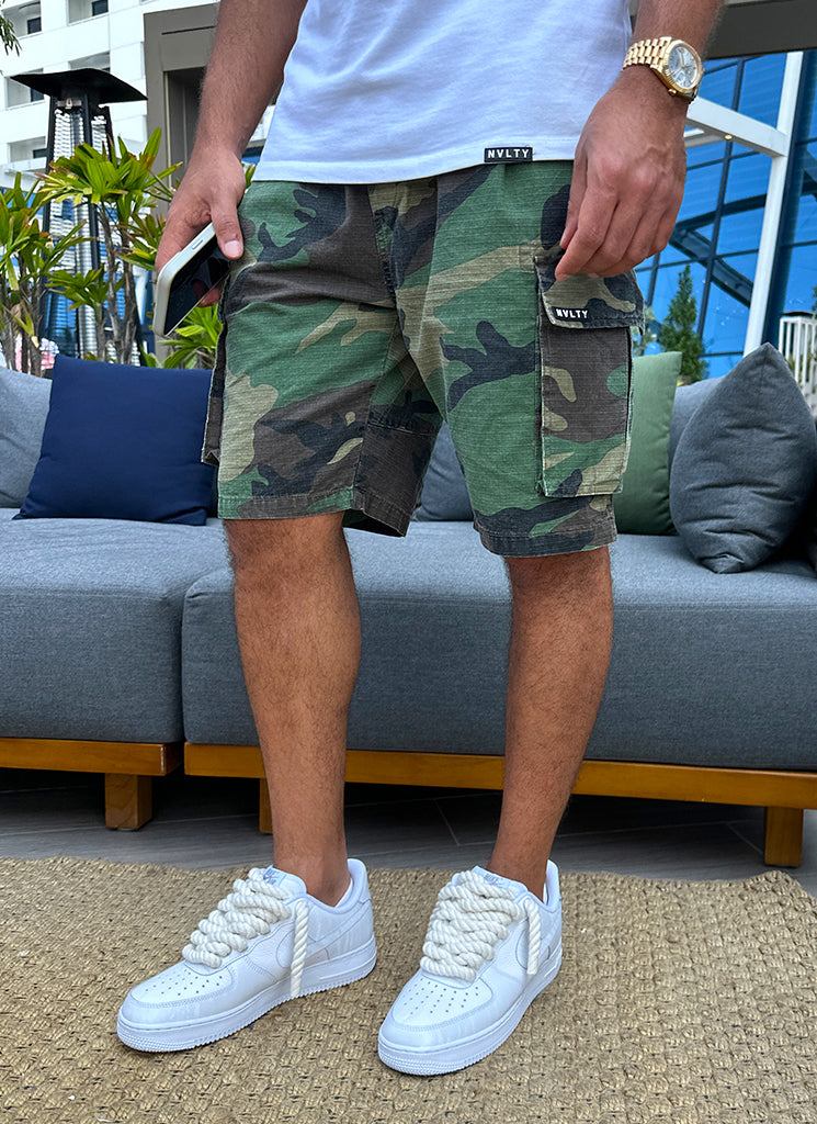 Vintage Cargo Shorts - Camo