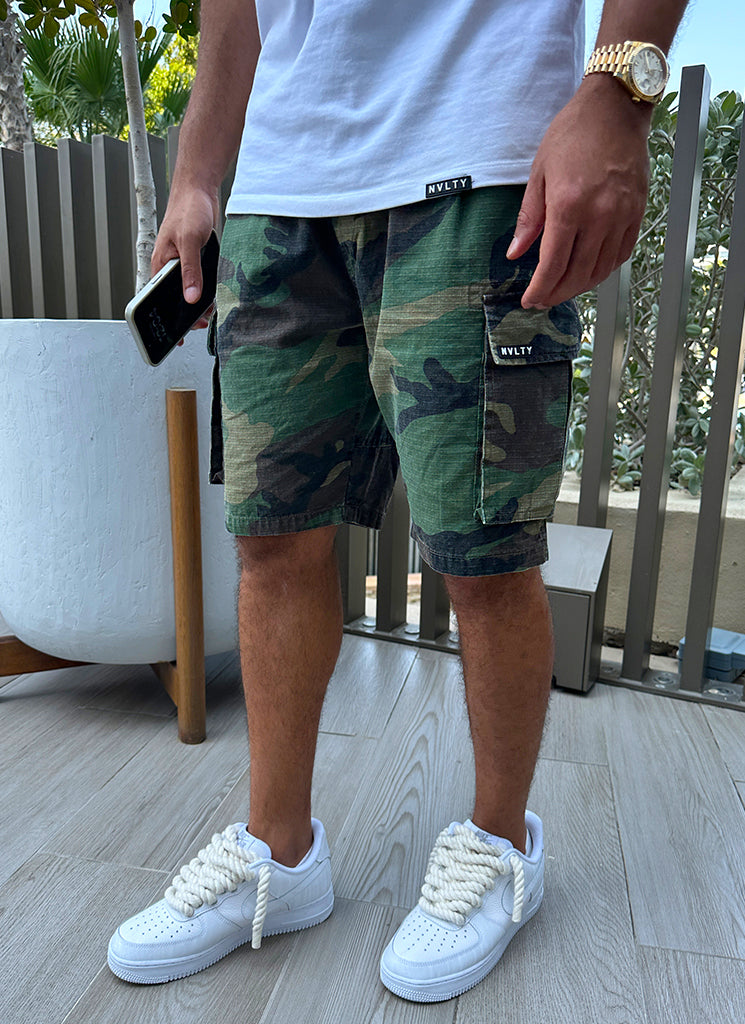 Vintage Cargo Shorts - Camo