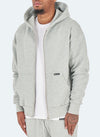 Heavyweight Essential Zipped Hoodie - Grey