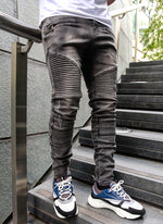 Biker Jeans - Grey